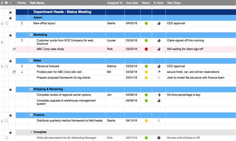 Action Item Tracker Template Excel Database