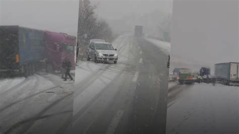 Disa Aksidente N Rrug T E Maqedonis Bora Shkakton Kaos N