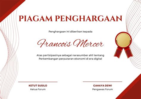 Detail Contoh Piagam Penghargaan Koleksi Nomer 6