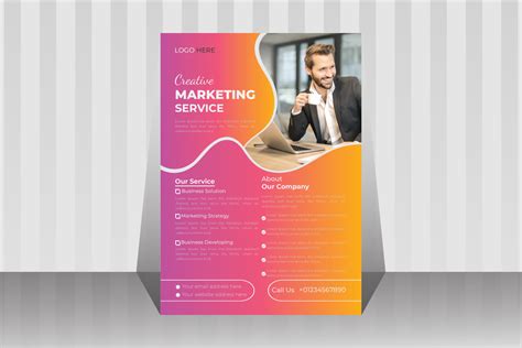 Corporate Business Flyer Template Graphic By Creative Ajim49 · Creative Fabrica