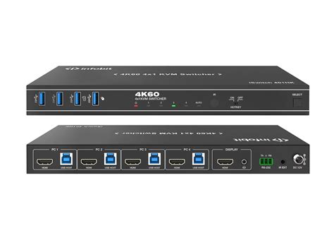 Купить KVM коммутатор 4K60 4x1 | iSwitch 401HK