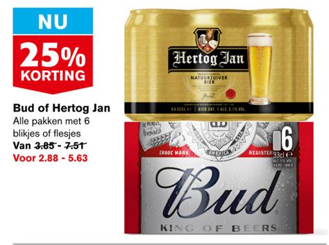 Hertog Jan Blikje Bier Folder Aanbieding Bij Hoogvliet Details