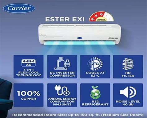 Carrier 1 5 Ton 3 Star Ai Flexicool Inverter Split Ac At ₹ 38990 Split Ac In Jaipur Id