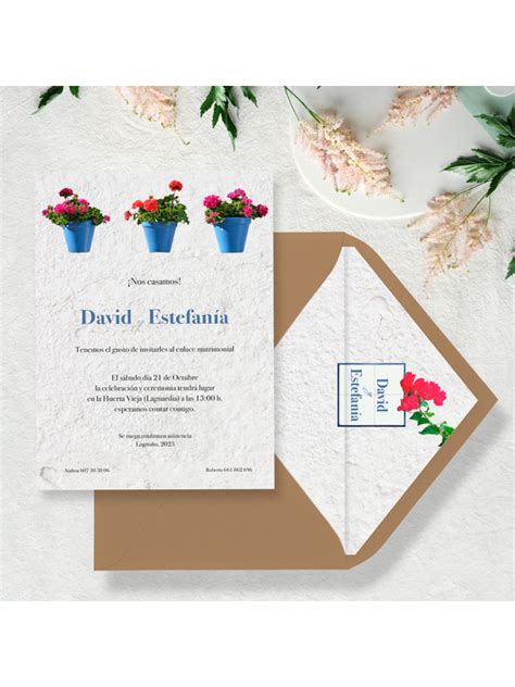 Invitaciones Boda Con Sobres Especiales Patios C Rdoba Inicio