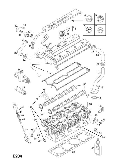 Opel Zafira B Cylinder Head Exchange Opel Epc Online