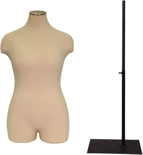 Amazon Adult Female Plus Size Mannequin Half Body Dress Form