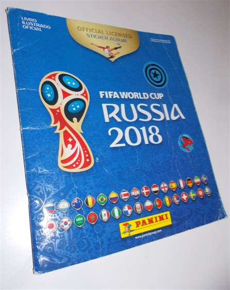 Álbum Copa do Mundo Russia 2018 Incompleto Livro Panini Usado