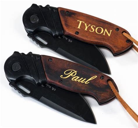 Groomsmen Knife Personalized Pocket Knife Custom Engraved Etsy