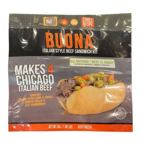 Buona Frozen Italian Style Beef Sandwich Kit 30 Oz Delivery Or Pickup