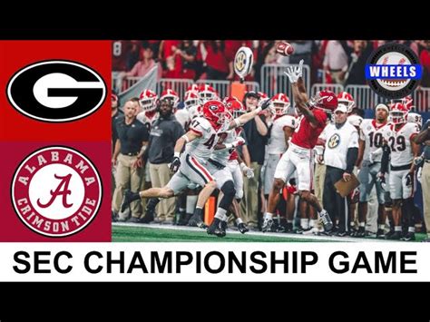 3 Alabama Vs 1 Georgia Highlights Sec Championship Game 2021