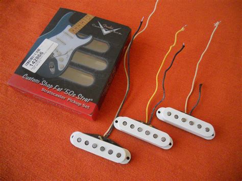 Fender Custom Shop Fat 50s Stratocaster Pickups Image 417506 Audiofanzine