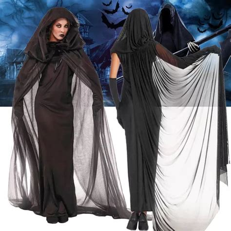 Diy Witch Clothes Role Playing Carnival Costume Vintage Party Dress
