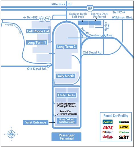 Charlotte Douglas International Airport [CLT]: Terminal Guide