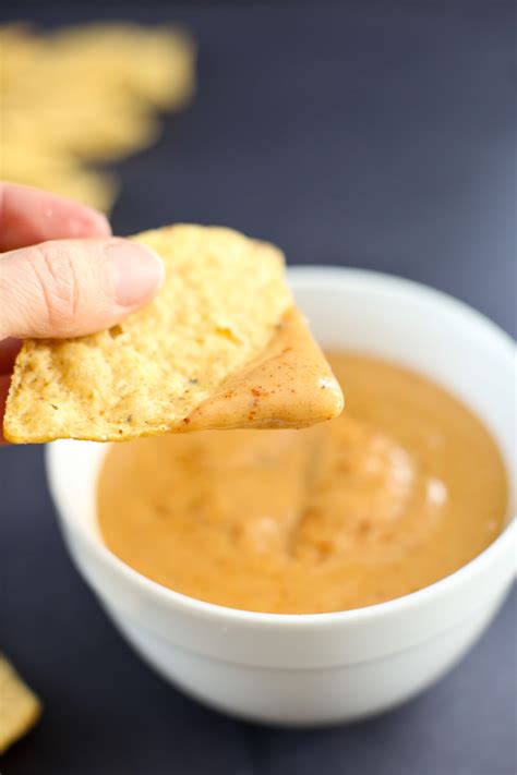 10 Minute Vegan Nacho Cheese Sauce Happy Healthy Mama