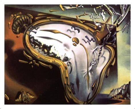 Salvador Dali Clock Painting At Paintingvalley Explore Collection