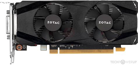 ZOTAC GTX 1050 Ti Mini Low Profile Specs TechPowerUp GPU Database