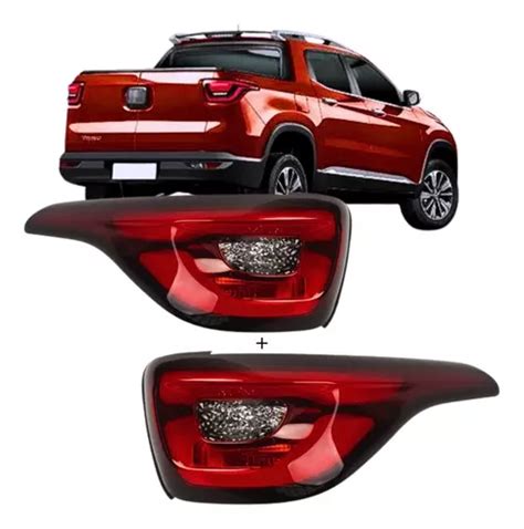 Par Lanterna Para Fiat Toro 2016 2017 2018 19 À 2021 Led