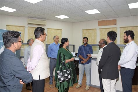 Secretary Dbt Visits A Idea Of Icar Naarm Icar National Academy Of