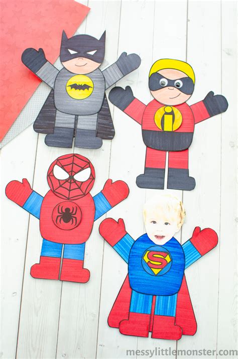 Printable Superhero Arts And Crafts