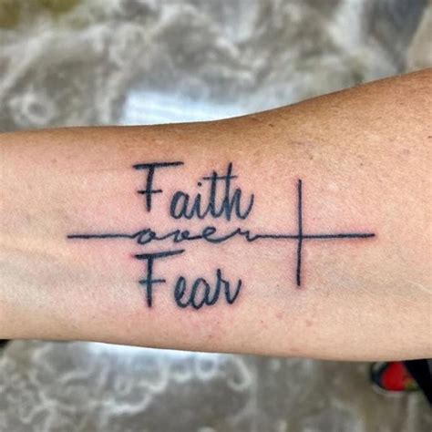 32 Best Faith Over Fear Tattoo Ideas - Read This First