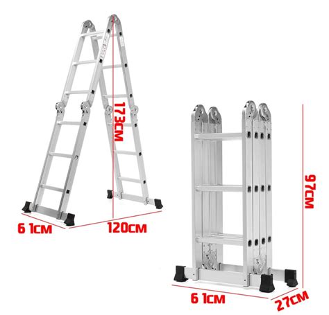 Escalera De Aluminio Multiprop Sito Metros Kg Big Solucion