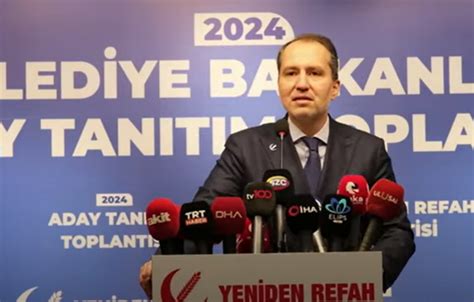 Yeniden Refah Partisi nin 49 belediye başkan adayı belli oldu Fatih