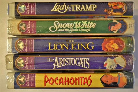 Buy Walt Disney S Masterpiece Collection Lot Of Vhs Pocahontas The