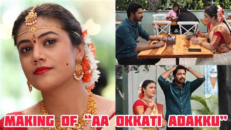 Behind The Scenes Of Aa Okkati Adakku Movie Youtube