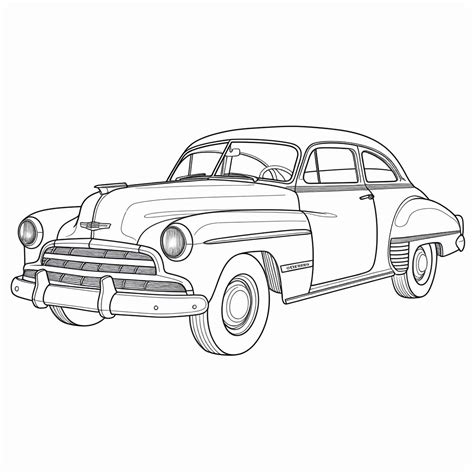 Dibujo 11 De Coche De Chevrolet Para Colorear