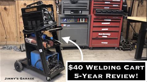 Chicago Electric 100lb Capacity Welding Cart Long Term Review Youtube