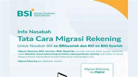 Nasabah Mandiri Syariah Tak Perlu Migrasi Ke Rekening BSI Bagaimana