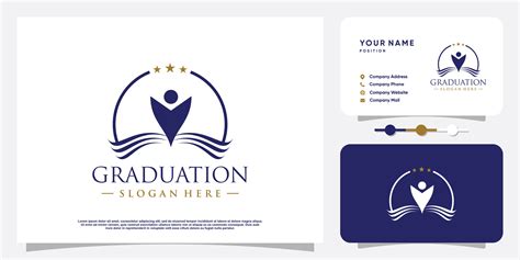 Graduation logo design element vector with creative idea 31090148 Vector Art at Vecteezy