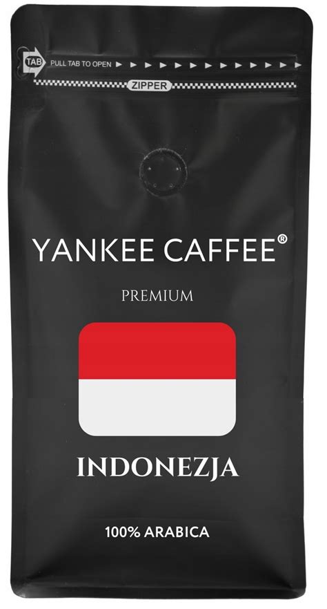 Kawa ziarnista 1kg Arabica świeżo palona Indonezja Yankee Caffee