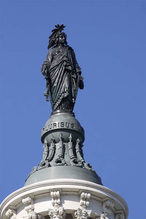 Statue Of Freedom By Thomas Crawford Us Capitol Building Washington