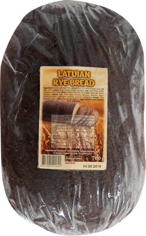 sams latvian rye bread traditional european dark rye bread loaf