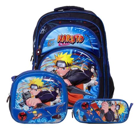 Mochila Escolar Toys 2U Mochila Escola Escolar Naruto Masculina