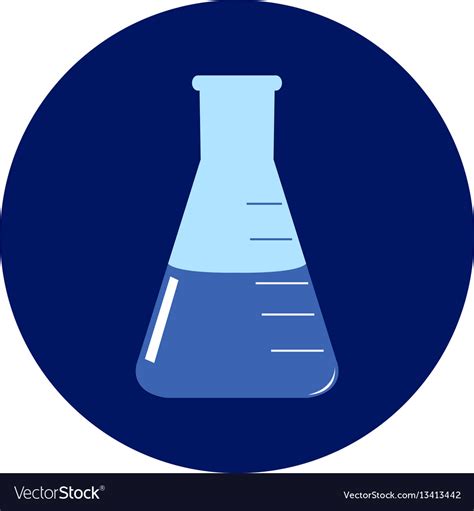 Isolated Erlenmeyer Icon Royalty Free Vector Image