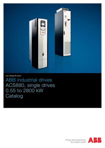 Acs880 Single Drives Catalog Abb Pdf Catalogs Technical