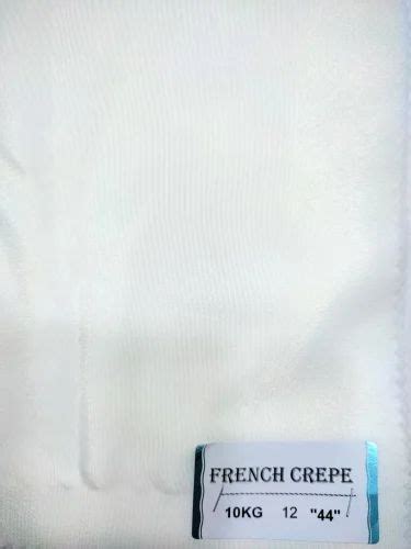 French Crepe Fabric Kg At Rs Meter Digital Printed Fabric In