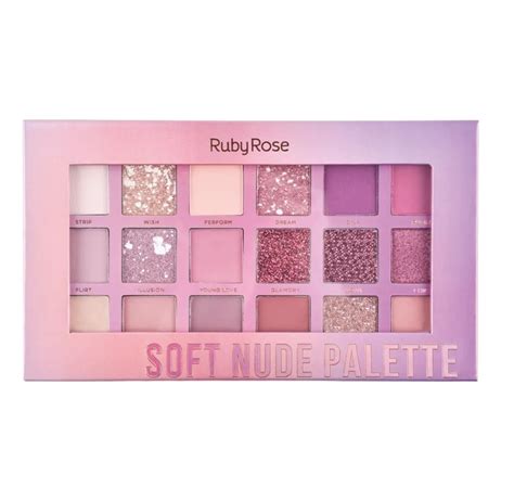 Paleta De Sombras Soft Nude Feels HB Ruby Rose