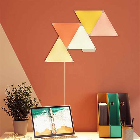 Nanoleaf Shapes Triangles Starter Kit Pi Ces Lampe Connect E