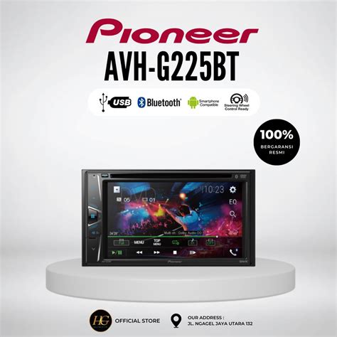 Jual Head Unit Double Din Pioneer Avh G Bt Shopee Indonesia