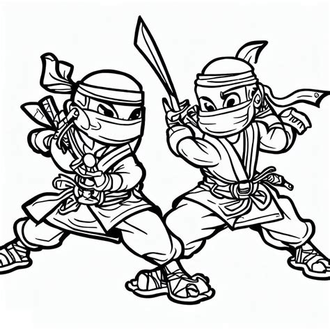 Coloriage Ninja Imprimer Sur Coloriageenfant