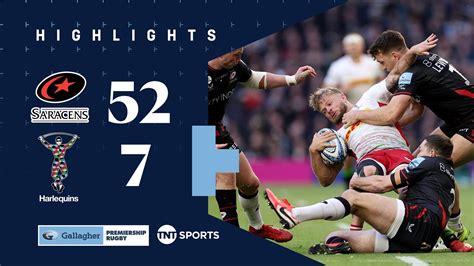 Highlights Sparkling Saracens Hit Half Century To Thrash Harlequins At