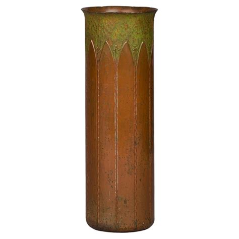 Dirk Van Erp And Darcy Gaw Hand Hammered Copper Warty Jardiniere