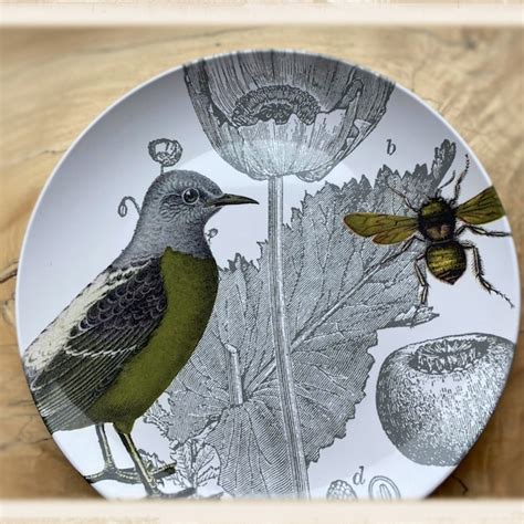 Botanical Plates Etsy