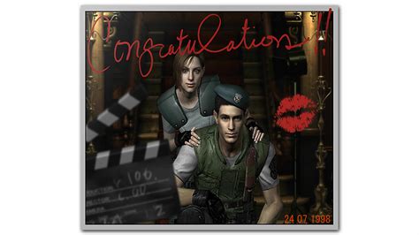 Image Chris And Jill Congratulations Screenpng Resident Evil Wiki