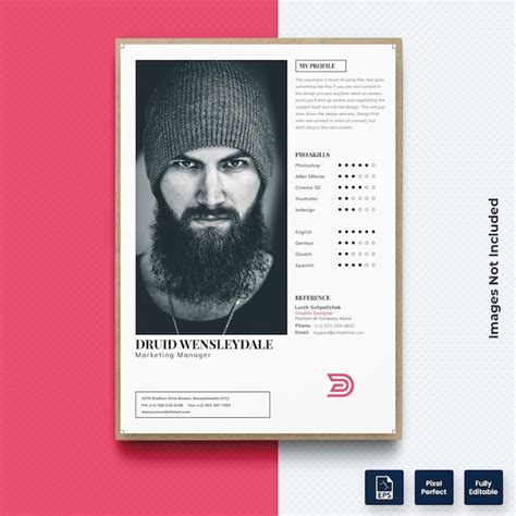 Premium Vector Creative Resume Cv Template Vector Premium