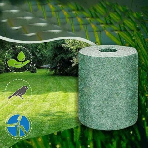 Seed Mat Kinberry Biodegradable Grass Seed Mat Plants Growing Blanket Fertilizer