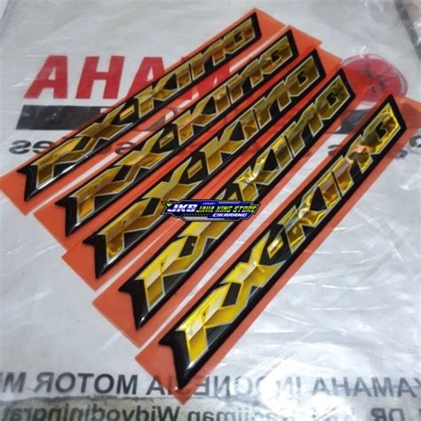 Jual Stiker Logo Emblem Cover Box Aki Rx King Sticker Box Aki Rxking